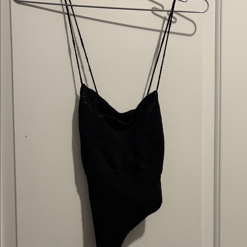 Black Knit sexy  Top